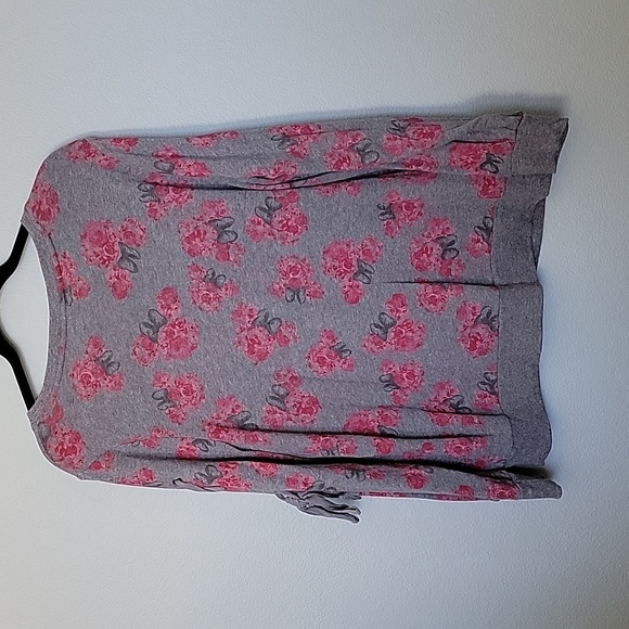 Torrid Romantic Novelty size 1X hidden Minnie lace up sleeve sweater top - Picture 6 of 7